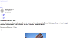Desktop Screenshot of didattica-issra.pusc.it