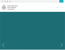 Tablet Screenshot of didattica-issra.pusc.it